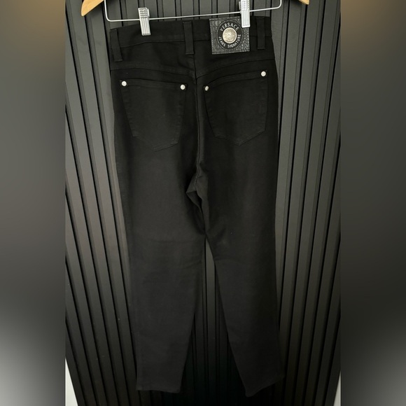 Versace jeans women’s stretch black pants | size 27 - Picture 3 of 13